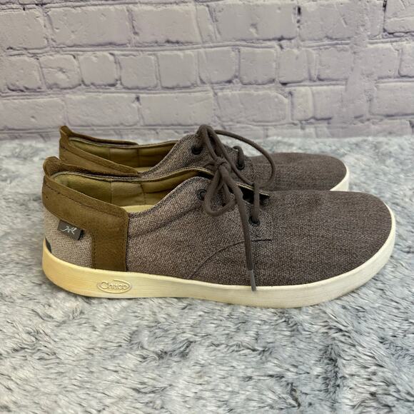 Chaco Davis Brown Tan Lace Up Loafers Men's Size 8.5 Casual Shoes Sneakers - Picture 2 of 9